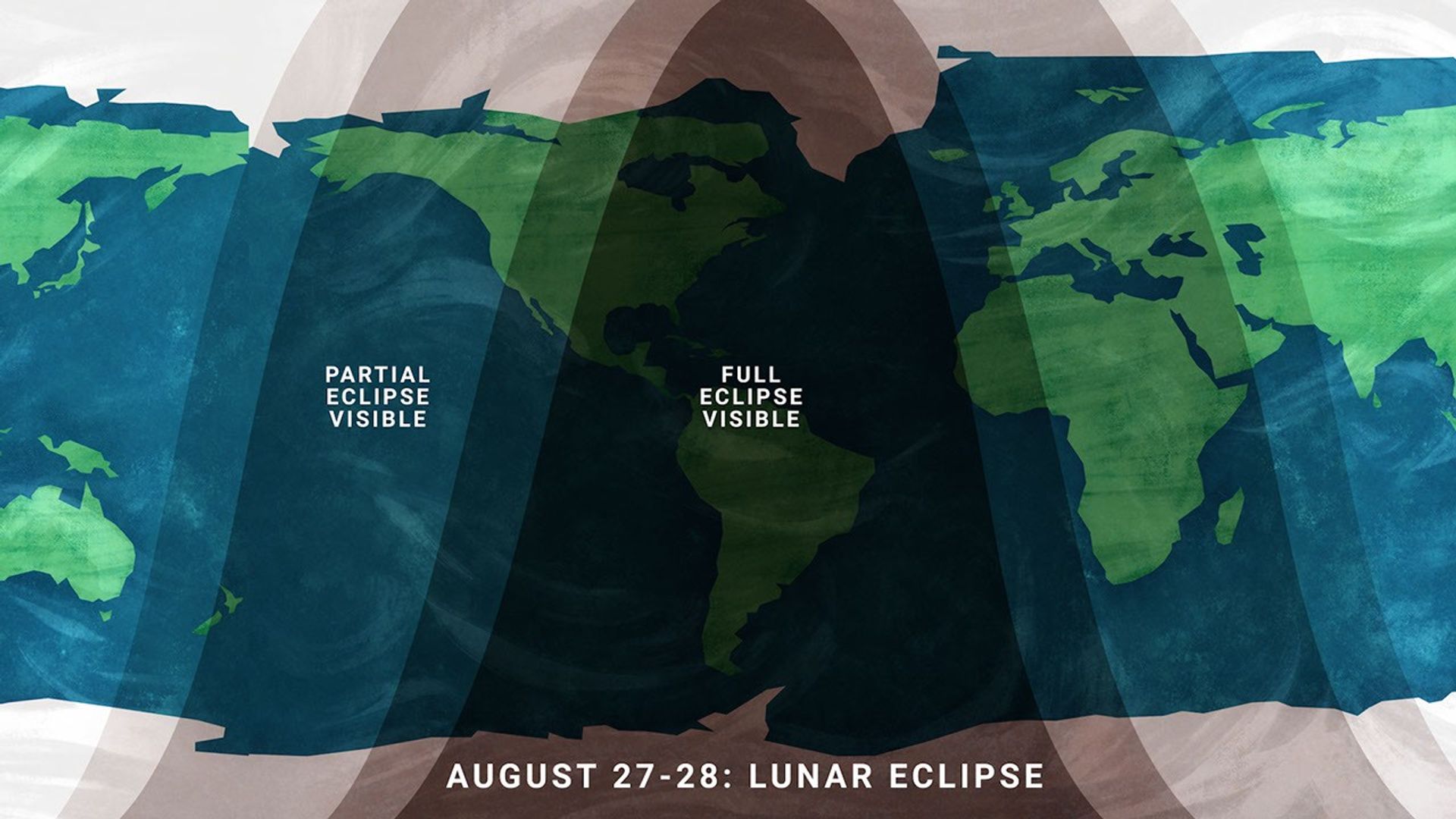 Where the eclipse is visible